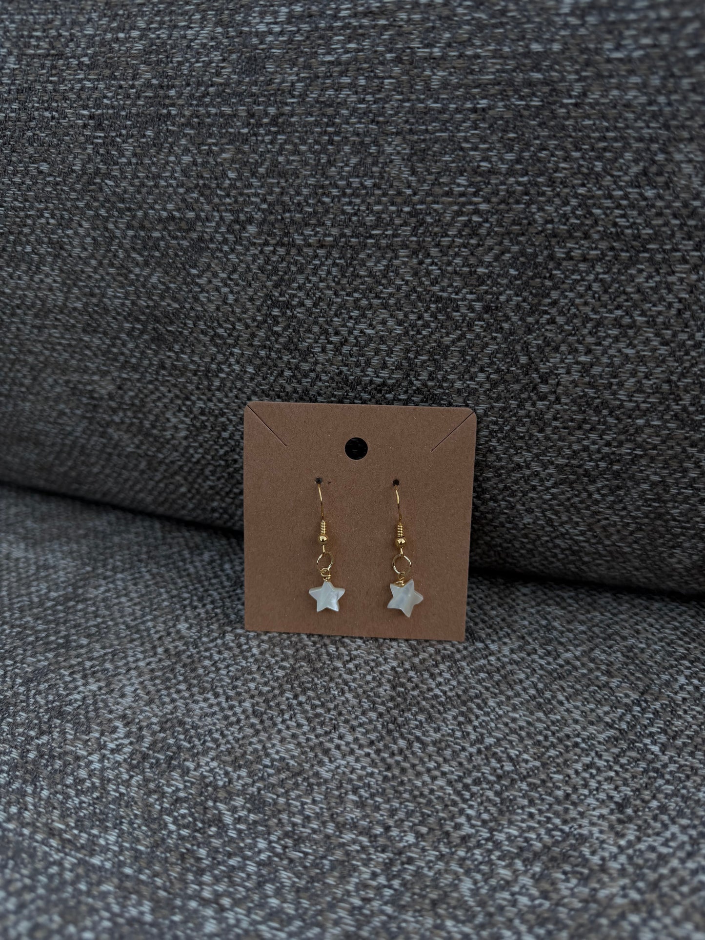 Mother of Pearl Star Earrings
