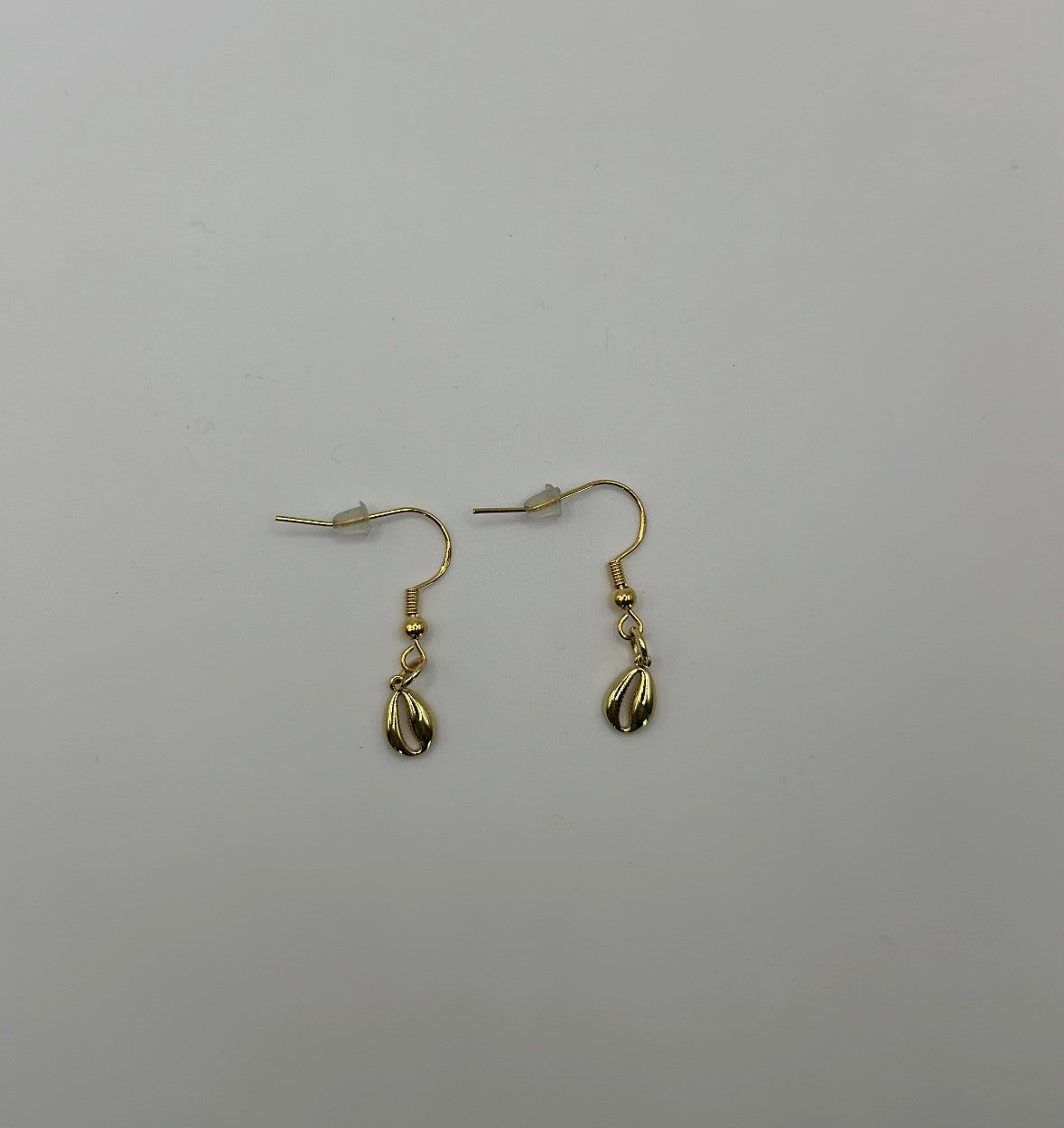 Gold Cowrie Shell Earrings