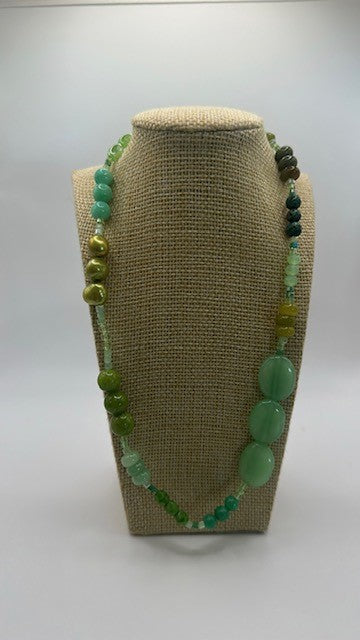 Shades of Green Necklace